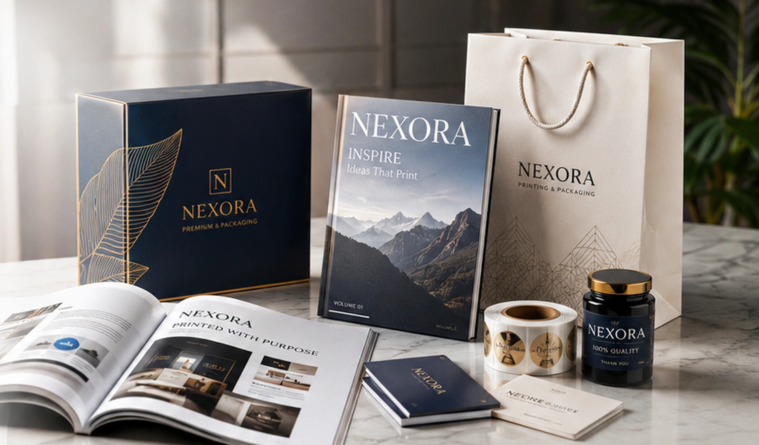 Produk printing dan packaging NEXORA